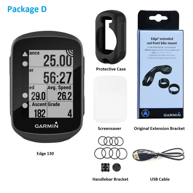 GARMIN Edge 130 Bike Computer GPS Cycling wireless Waterproof Speedometer  ANT+ Bicycle GPS Streamline Version Computer Edge 520|Bicycle Computer| -  AliExpress