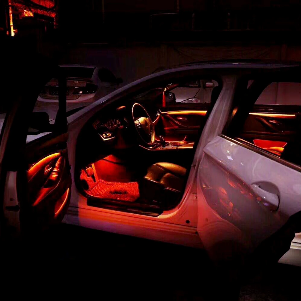 Car atmosphere lamp for BMW F10 F11 5 series center control trim 2