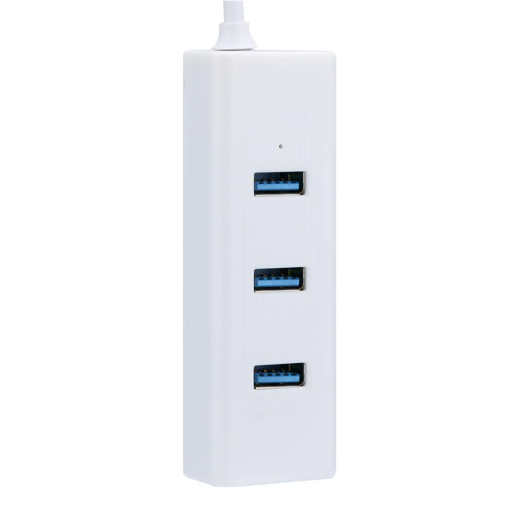 CARPRIE USB коммутатор USB 3,0 4 Порты и разъёмы концентратор Кабель Micro usb зарядка через USB Порты и разъёмы быстрой передачи данных адаптеры для сим-карт, планшет, компьютер, USB Hubs-L930 - Цвет: WH
