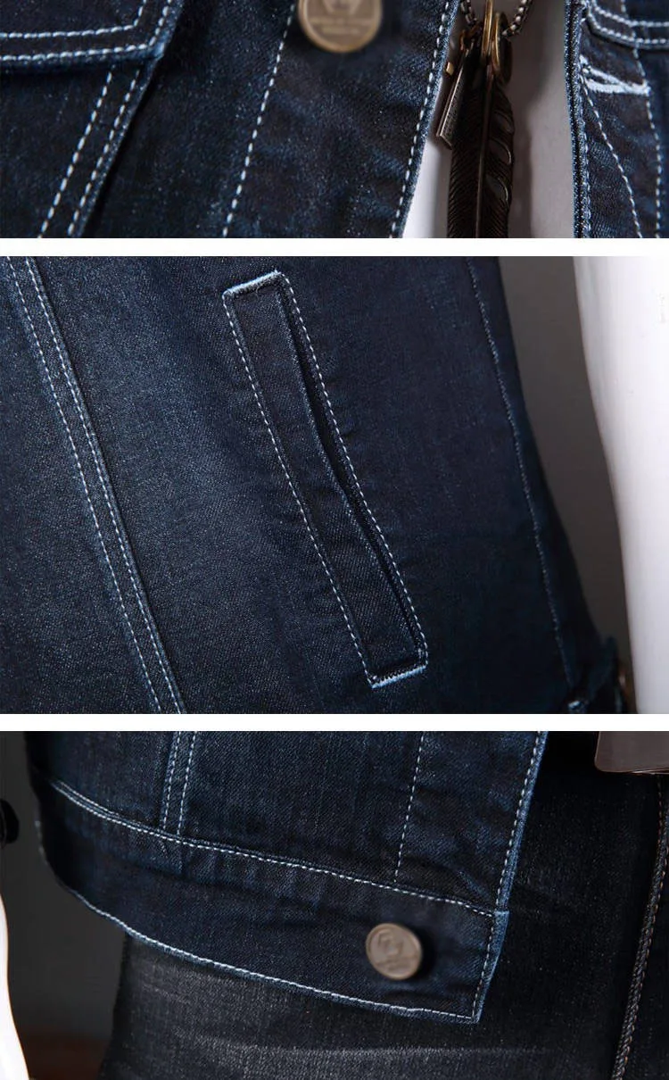 Idopy плюс размер джинсовый жилет L-8XL Эластичный Высококачественный джинсовый жилет без рукавов для мужчин