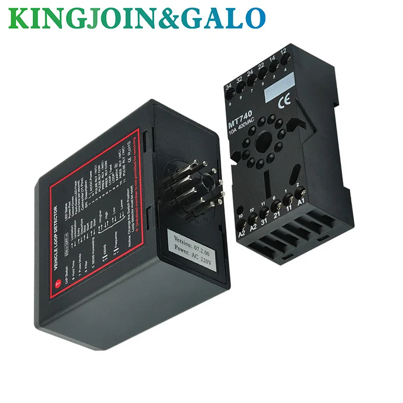 PD132 Vehicle Single Loop Detector With 230V AC , 115V AC, 24V DC/AC, 12V DC/AC