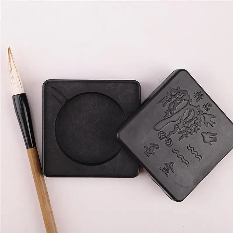 10 шт. квадратный камень для растирания с крышкой Донецкая картина Inkslab