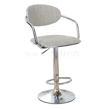 

Bar Chair, Nordic Iron Bar Chair, Bar Stool, Rotary Lift, Household Chair, Cash Register, Front Desk Chair, High Stool