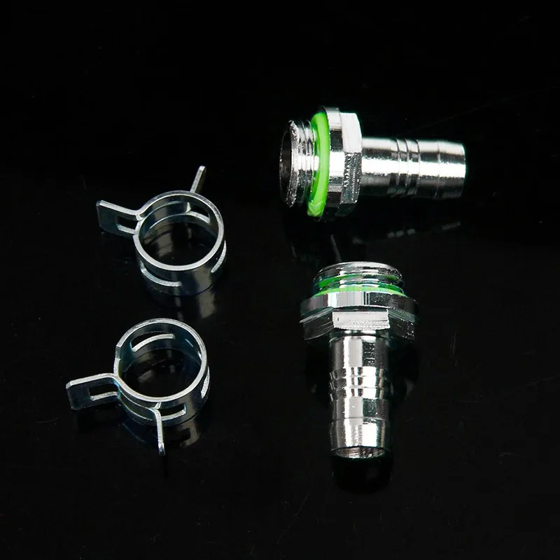 

Water Liquid Cooling Cooler 3 Way Flow Meter LED Light Thermometer G1/4 Thread Connector NC99