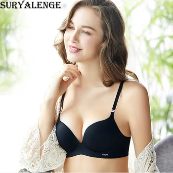 

Underwear women without steel ring gathered bra on the back of the United States sexy set thin section small chest bra underwear