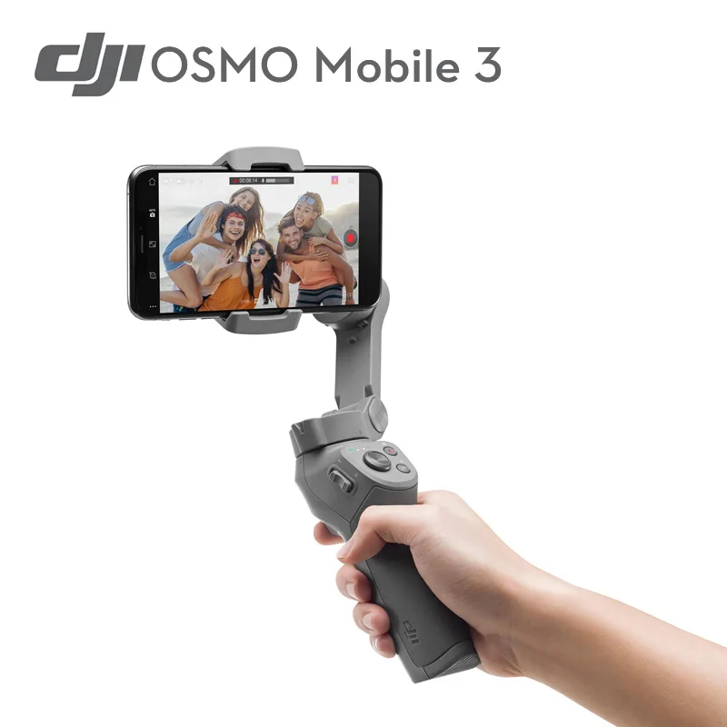 DJI Osmo Mobile 3 3-осевой складной и Портативный Ручной Стабилизатор для смартфонов с интеллектуальными функциями, обеспечивающими стабильность