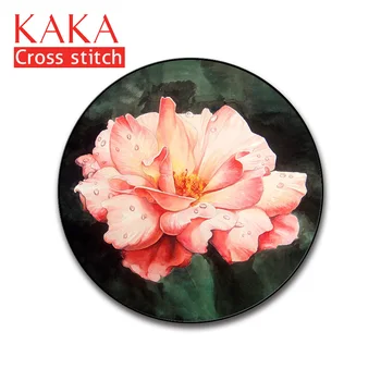 

Cross stitch kits,Embroidery needlework sets with printed pattern,11CT-canvas for Home Decor Painting,Flowers Full NCKF232