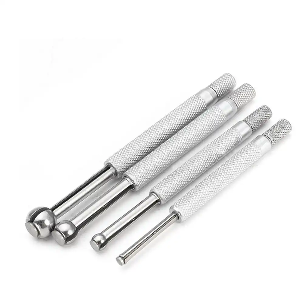4pcs portable non slip hole gauge set tool adjus