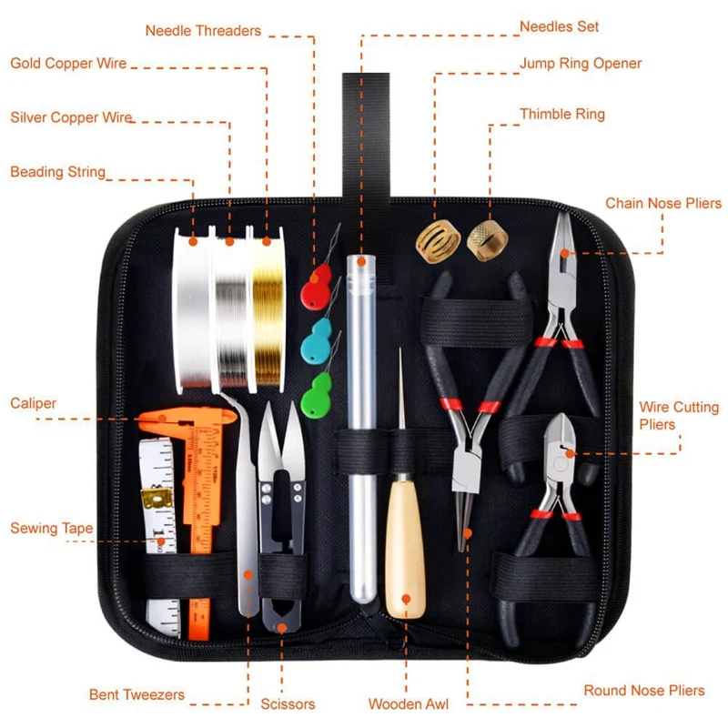 Jewelry Making Supplies Kit With Jewelry Tools Jewelry Wires And Jewelry Findings For Jewelry Repair And Beading