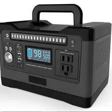 Солнечный генератор 1000 Вт Пиковая литиевая батарея задняя электростанция генератор переменного тока Электропитание аварийное зарядное устройство для ноутбука CPAP батарея