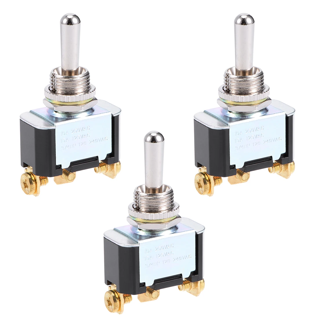 Uxcell 2-5 шт. кулисный переключатель/DPDT Lacthing сверхпрочный 15A 250V 2/4/6 P/женские ботинки с металлическим рукав «летучая мышь»; прочность и долговечность
