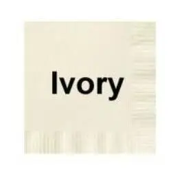 Custom Ivory Napkins