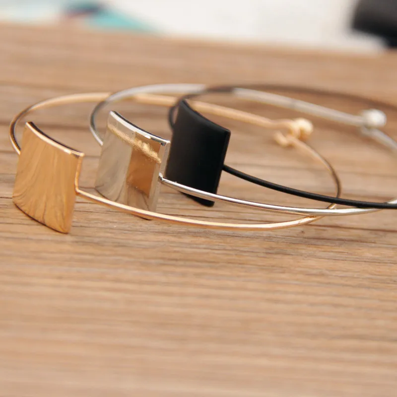 Bracelet Metal Simple Punk female bangle bracelet