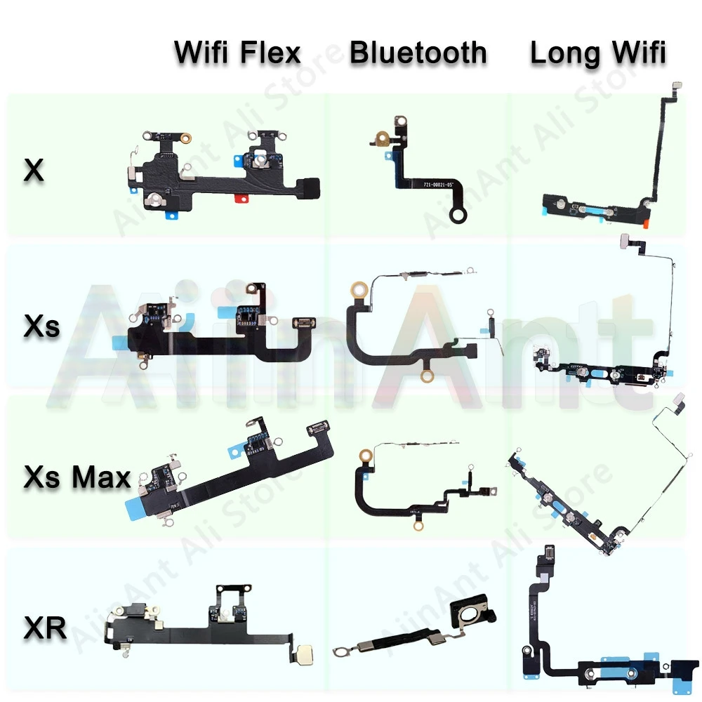 Для iPhone X Xs Max XR Wifi Bluetooth NFC Wi-Fi gps сигнальная Антенна гибкий кабель Крышка Замена Ремонт Запасные части