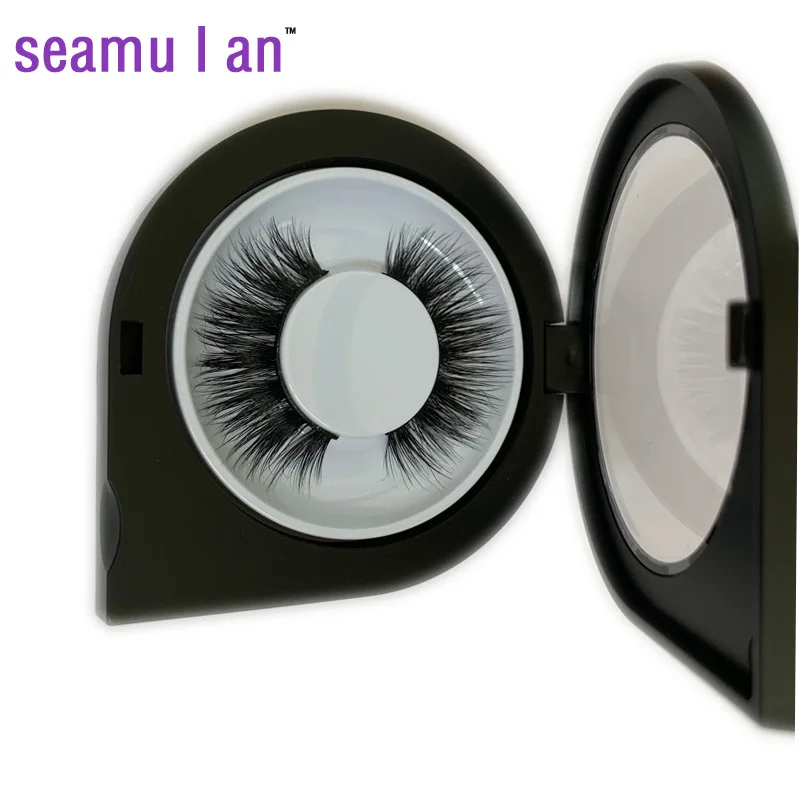 Seamulan ML024 норковые накладные ресницы, 3D трехмерные норковые ресницы-многослойные накладные ресницы крест натуральный стиль