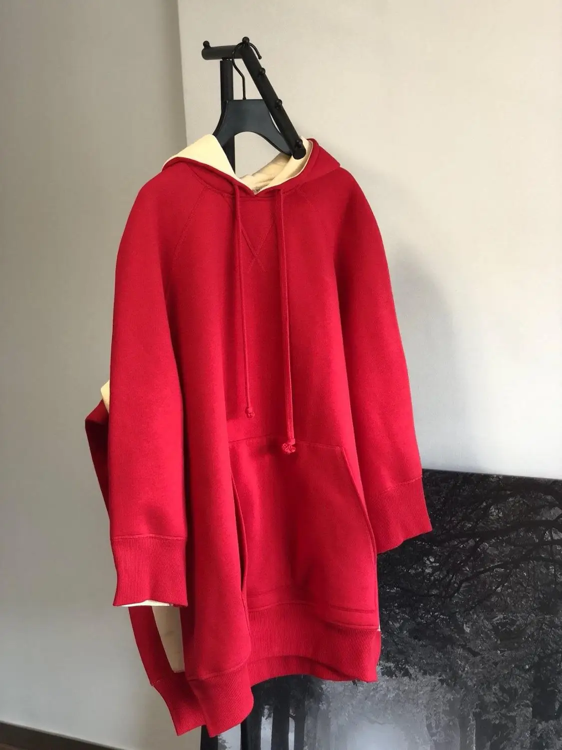 2019FW Осень Новые женские высококачественные Лоскутные толстовки женские свободные большие размеры пуловер пальто rmsx 10,13