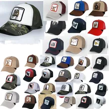 Новинка, бейсболка с вышивкой животных, аниме, Милая Вышивка, летняя сетчатая Мужская Уличная солнцезащитная Кепка, шлемы для водителя