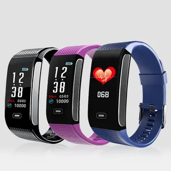 

CK18S Smart Heart Rate Bracelet Men Sport Watch Smart wristband Fitness Tracker Heart rate Blood Pressure Fitness Trackers