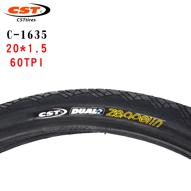 CST-Folding Bicycle Tire, Steel Tire, Bicycle Accessories, 406, 20x1.5, 1.75, Small Wheel Diameter, 20in, C1635