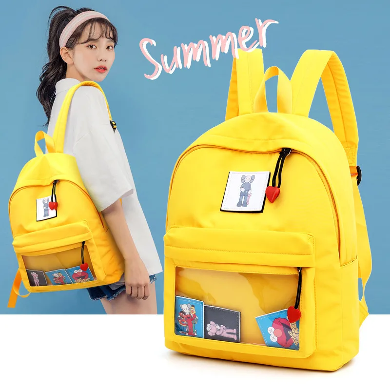 

INS Children's Bags New Style Personalized & Creative Transparent Bag Korean-style-Style Fashion Versatile Travel Backpack