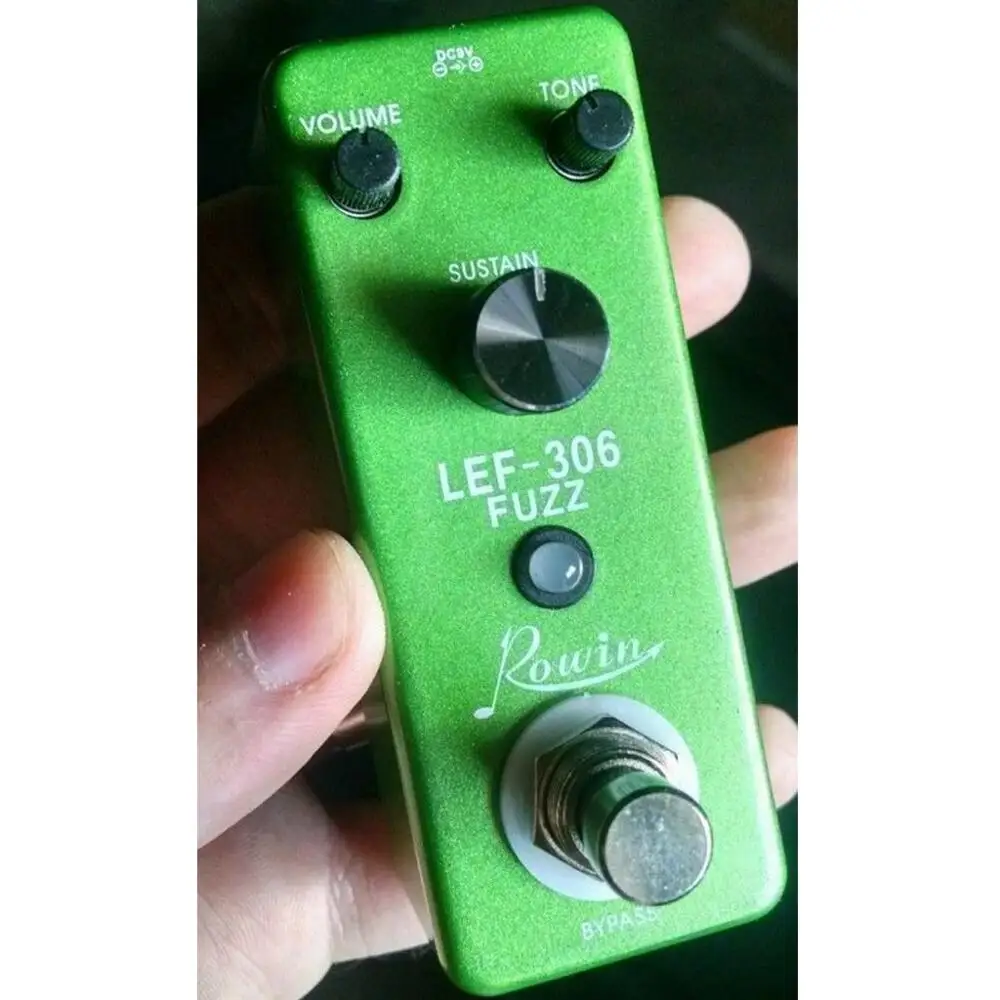 Rowin LEF-306 гитара Fuzz педаль традиционный Фуз-эффект, пухленькие и насыщенные