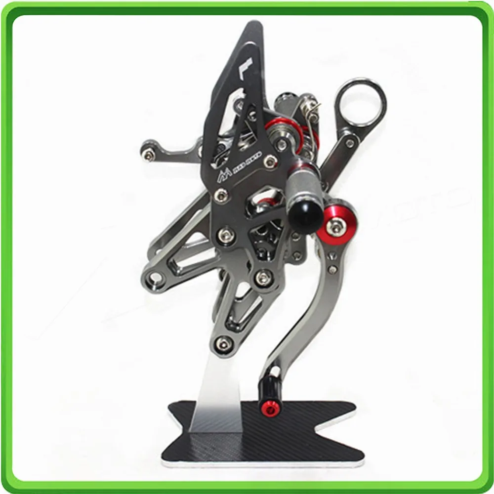 New Full Rearsets Footrest Foot Rest Pegs Rear Set For BMW S 1000 R S1000R 2014 2015 2016 2017 (17)