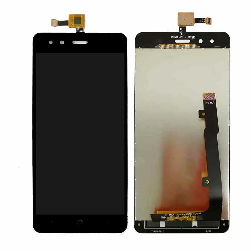 No Frame Black AAAQuality " ЖК-дисплей с рамкой для BQ Aquaris X5 полный Экран дисплея сенсорная Сенсор, дигитайзер, для сборки, запасные части для BQ X5 Дисплей - Цвет: No Frame Black