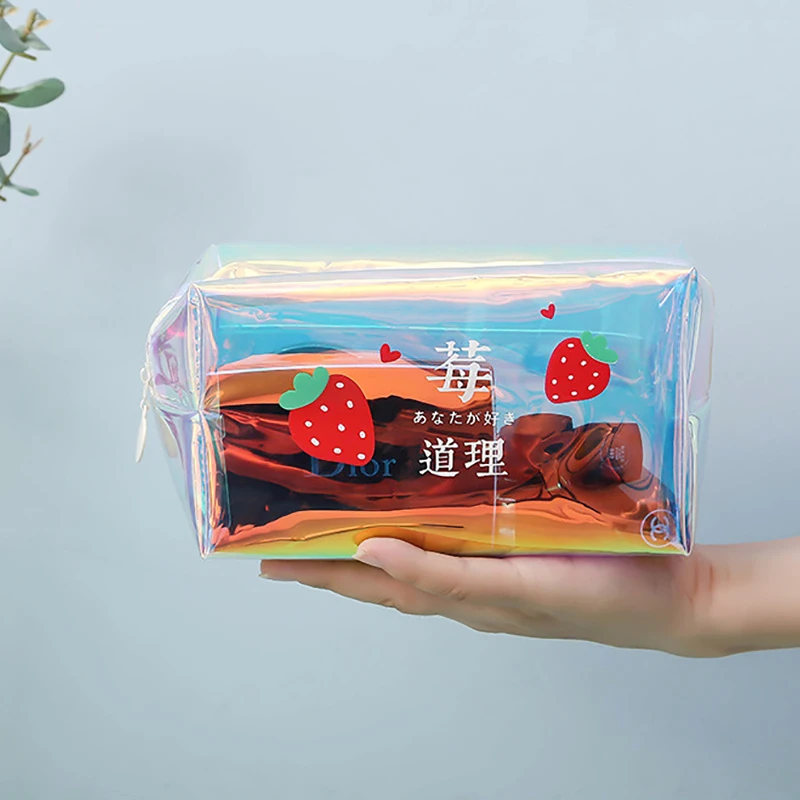 

Waterproof Makeup Organizers Transparent Cosmetics Bags Women Wash Toiletry Bags Large Capacity Make Up Case Storage Organizers