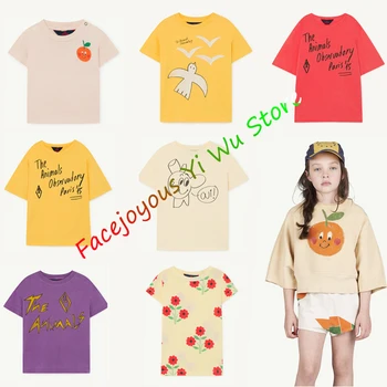 

Pre-sale Kids T-shirt TAO-2020-SS Baby Boys T Shirt Cotton Tops Tee Toddler Girls Full Print Flowers Shirts Chort Sleeve Clothes