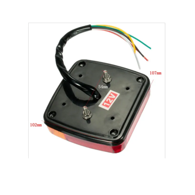 2 шт. пожарный прицеп светодиодный водонепроницаемый светодиодный прицеп фонари заднего хода для прицепов фонарь задние фонари 12 в задние фары для грузовиков