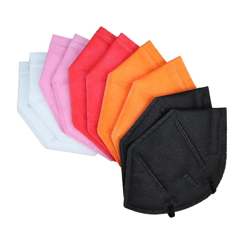 

New Multicolor 50pc Adult Disposable Scarf Women Desechables Fashion Non-woven Mascarilles Foulard Face
