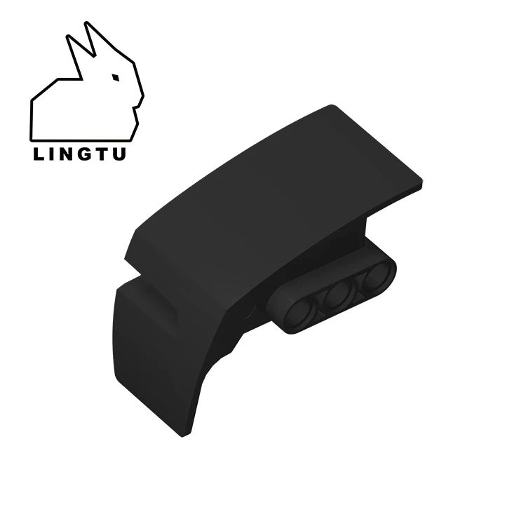 LINGTU строительный блок для бренда 61070 4x7x4 Техническая панель обтекатель длинная Гладкая сторона Развивающие детские игрушки Nanoblock - Цвет: 26