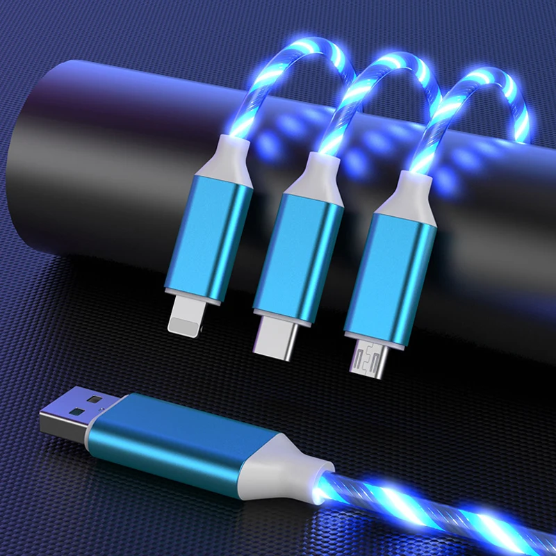 

phone cable USB data line car Streamer data cable phone charging fast charging 360 degree magnetic data line auto accessories