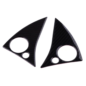 

1Pair Carbon Fiber Steering Wheel Button Trim Cover Sticker Fit For Mercedes Benz C W204 2007 2008 2009 2010