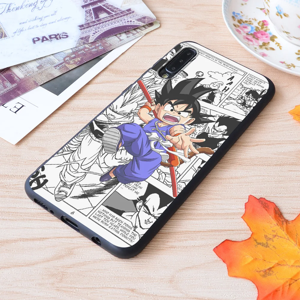 

Dragon Ball Z Son Goku Print Soft Silicone Matt Case For Samsung Galaxy S Note and Galaxy A