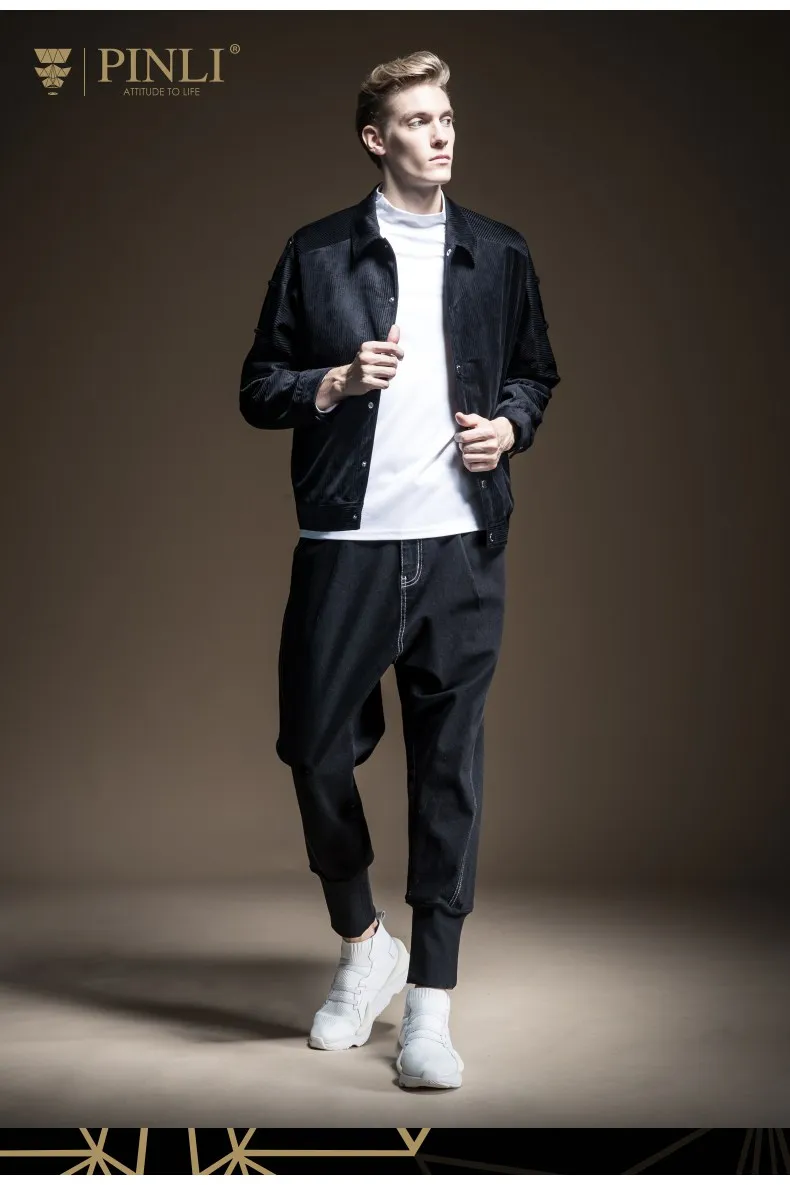 Fake Designer Clothes Pinli Product Made Fall New Men's Cultivate Morality Leisure Jeansharoun Pants Beam Foot B193516313