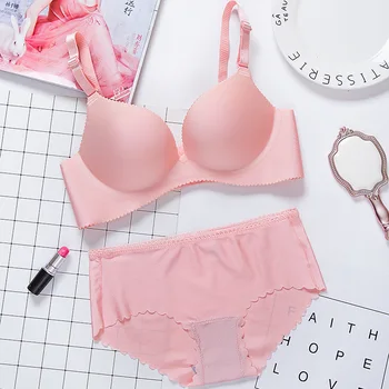 

Summer Non-trace Atrial Comfortable A Chip Surface Without Rims Gather Underwear Bra Pure Ray Soutien Gorge Femme Lingerie