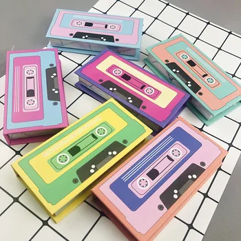 

Wholesale 25mm Mink Lashes Box 3D Mink Eyelashes Packaging Tape Pattern Laser Bottom Magnetic Case Cute Lash Package With Tray