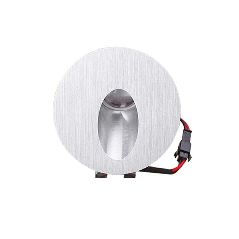 Aluminum Modern Brief LED Stair Light 85-265V 1W 3W Embedded Spotlight Background Light Step Aisle Lamp