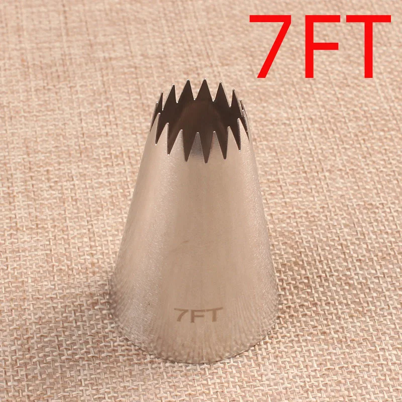 

Welding 7ft #16 Tooth Star Cookie Cream 304 Stainless Steel Baking DIY Cake Tool Decorating Mouth