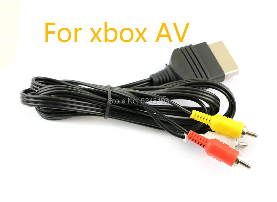 20 шт. композитный аудио видео кабель AV для Xbox 360 Шнур адаптер конвертер разъем