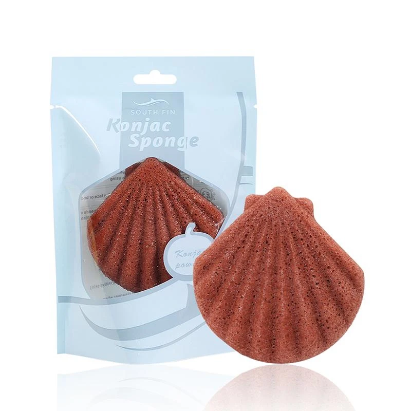 Shell Konjac Wash Puff косметический спонж, очищающая губка для макияжа, средства для очищения лица, средства для ухода, гладкая Глубокая чистка, массаж кожи, подарок для девочки