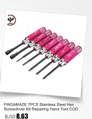 FINDAMAZE 4 шт. титановый черный шестигранный отвертка отвертки Ремонт ручной инструмент H1.5/2,0/2,5/3,0