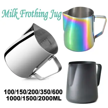

Stainless Steel Pitcher Milk frothing jug Espresso Coffee Pitcher Barista Craft Coffee Latte Milk Frothing Jug Latte Milk Mugs