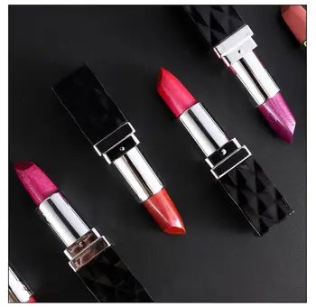 

12Color Shimmer Metal Matte Lipstick Pearl Glitter Lasting Moisturizing Lip Balm Waterproof High-shine Lip Gloss Cosmetics TSLM1