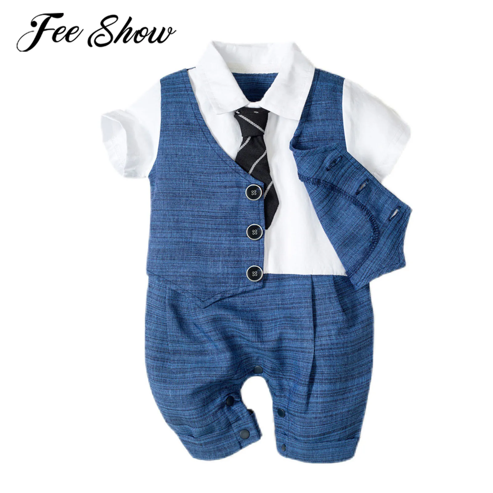 

Одежда для маленьких мальчиков красивый комбинезон для маленького джентльмена, комбинезон, Новорожденные, цельный комбинезон, пляжный костюм, одежда для малышей; Комбинезон с пуговицами для маленьких мальчиков вечерние костюм платье