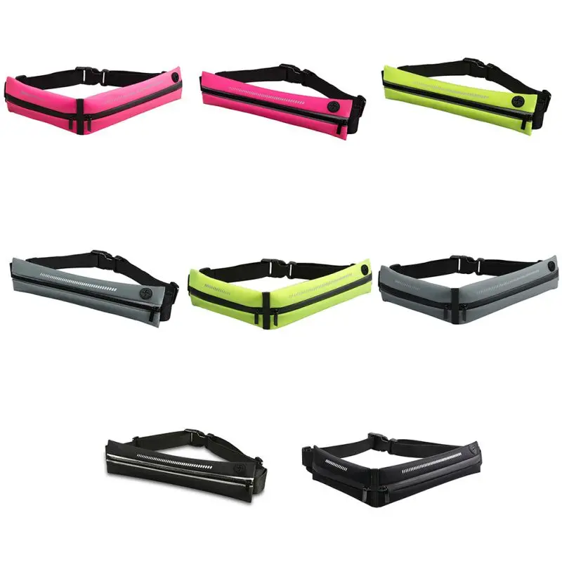 Outdoor Running Waist Bag Waterproof Mobile Phone Purse Jogging Belt Belly Bag Women Gym Fitness Bag Lady Sport Accessories