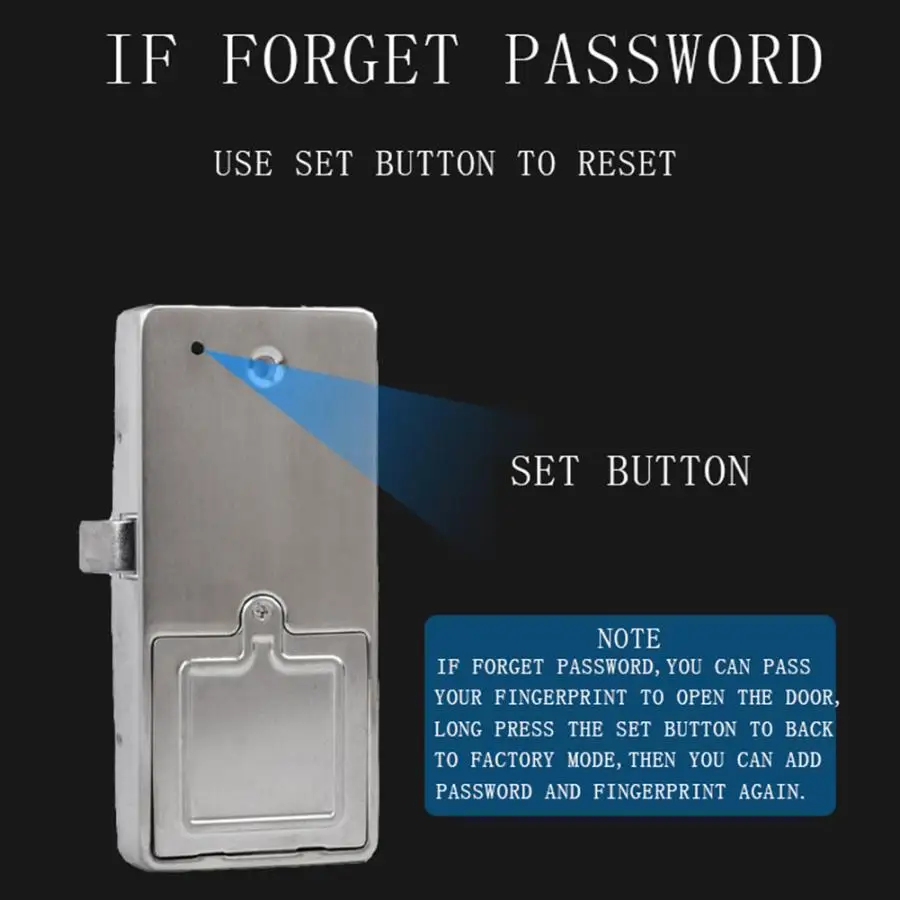G16 Smart Fingerprint Password Keyless Lock for Drawer Wardrobe Cabinet Box Security Lock for Box, Fingerprint Box Lock 