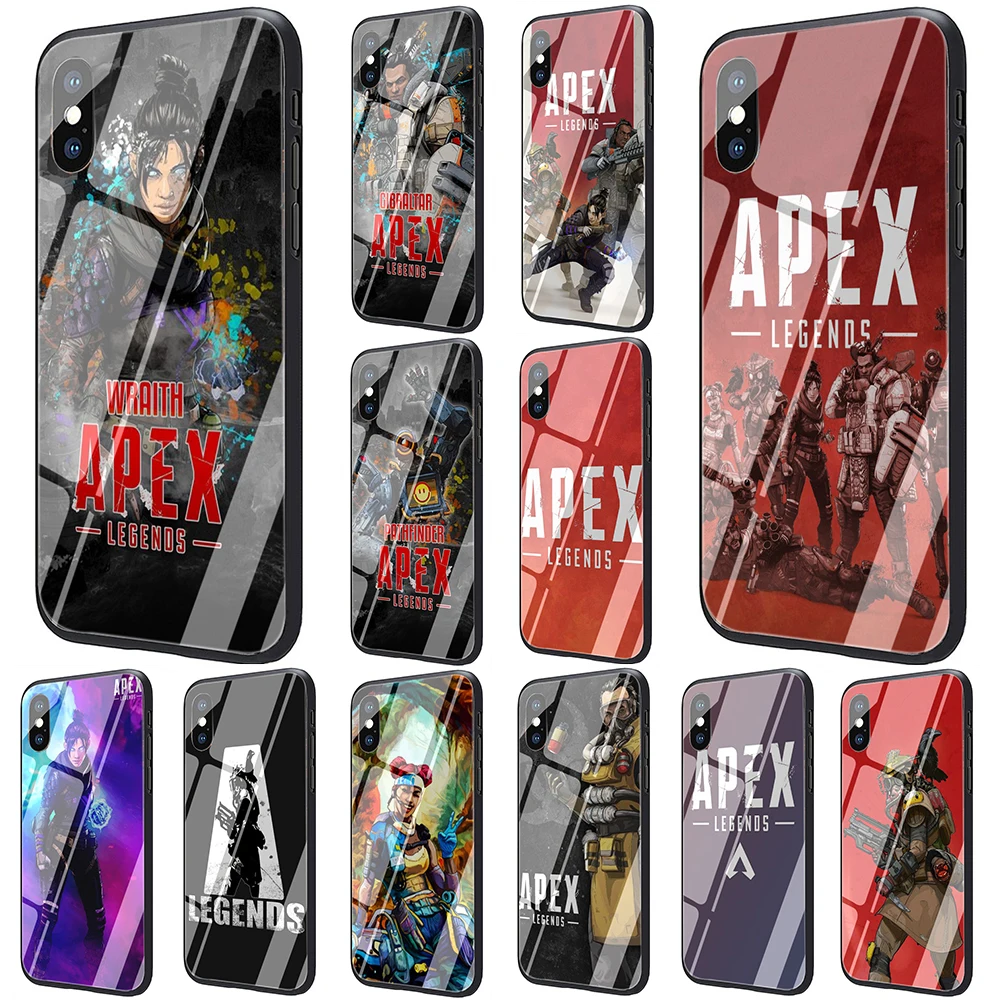 Чехол для телефона из закаленного стекла EWAU Apex Legends чехол iPhone SE 2020 11 Pro 6 6S Plus 7 8 X XS XR