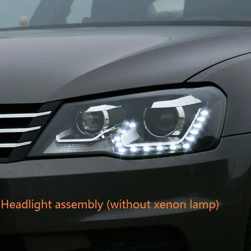 Number 5 Авто сборка Cob автомобилей Drl дневные ходовые огни Led Стайлинг автомобиля Освещение Фары 13 14 15 для Volkswagen Bora - Цвет: Number 5